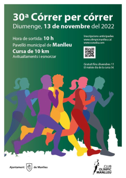 Cartell Córrer per córrer 2022