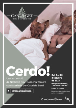 Exposició Cerdo octubre 2023 cartell