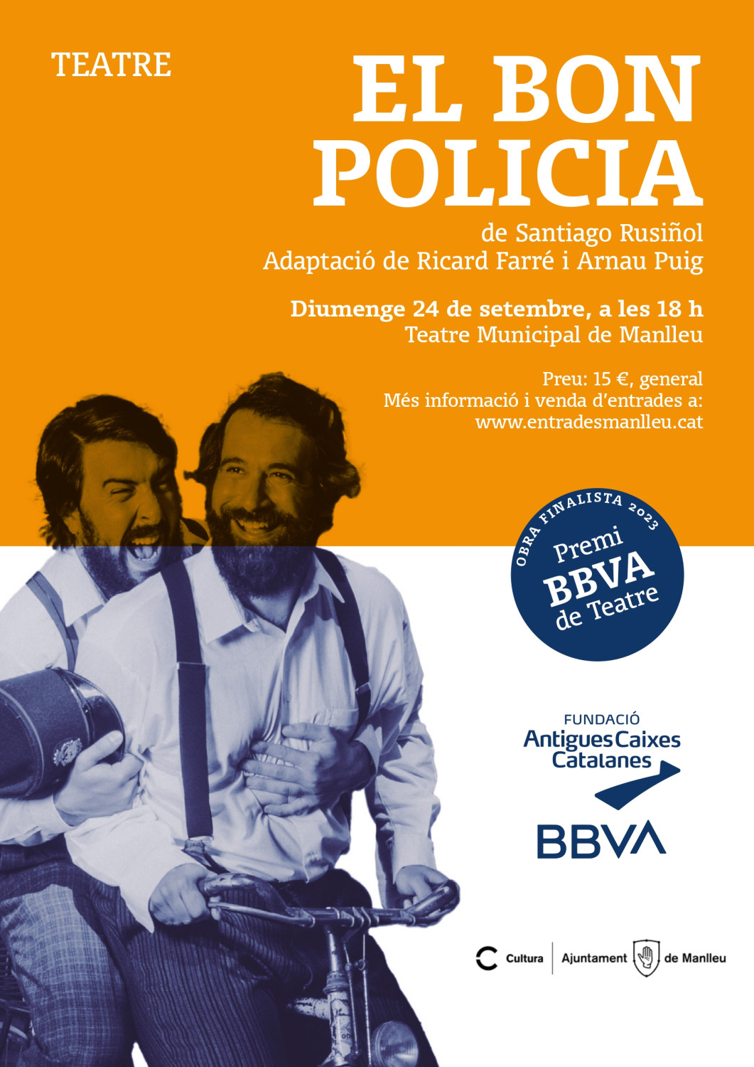 Cartell Manlleu El Bon Policia 24.09