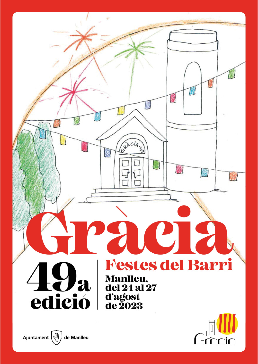 Cartell Festes Av. Gràcia 2023