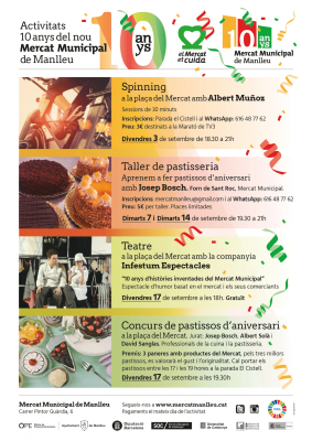 Cartell A3 Activitats 10anys mmm